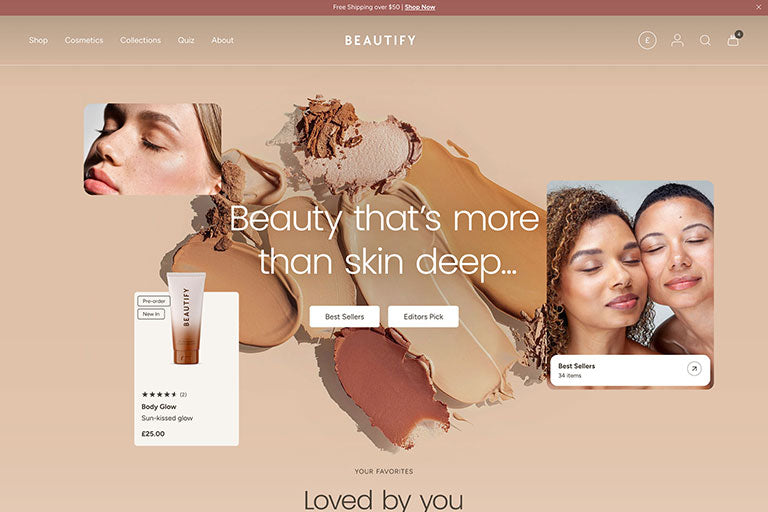 Beautify: The Best Shopify Theme for Beauty Brands