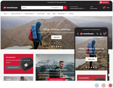 Shopify Theme - Warehouse